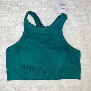 Lululemon Ribbed Nulu High Neck Yoga Bra